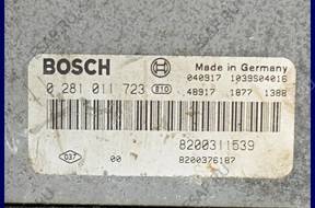 БЛОК УПРАВЛЕНИЯ RENAULT LAGUNA 1.9 0281011723 8200311539