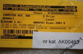 БЛОК УПРАВЛЕНИЯ Renault Laguna 2 3,0 8200022406 БЛОК УПРАВЛЕНИЯ Renault Laguna 2 3,0 8200022406