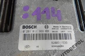 БЛОК УПРАВЛЕНИЯ RENAULT LAGUNA DCI 0281011969 8200311539