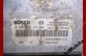 БЛОК УПРАВЛЕНИЯ RENAULT LAGUNA II   0281010189