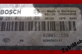 БЛОК УПРАВЛЕНИЯ RENAULT LAGUNA II   0281011148