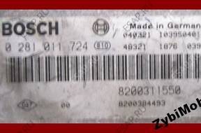БЛОК УПРАВЛЕНИЯ RENAULT LAGUNA II   0281011724