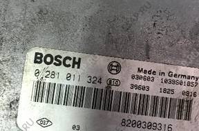 БЛОК УПРАВЛЕНИЯ RENAULT LAGUNA II 1,9 DCI 0281011324 БЛОК УПРАВЛЕНИЯ RENAULT LAGUNA II 1,9 DCI 0281011324