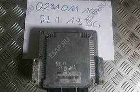 БЛОК УПРАВЛЕНИЯ RENAULT LAGUNA II 1.9 dci 0281011101