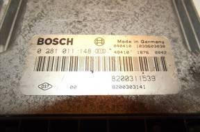 БЛОК УПРАВЛЕНИЯ RENAULT LAGUNA II 1.9DCI 0281011148 БЛОК УПРАВЛЕНИЯ RENAULT LAGUNA II 1.9DCI 0281011148