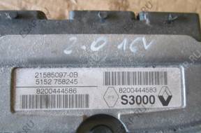 БЛОК УПРАВЛЕНИЯ RENAULT LAGUNA II 2 2.0 16V БЛОК УПРАВЛЕНИЯ RENAULT LAGUNA II 2 2.0 16V