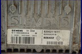 БЛОК УПРАВЛЕНИЯ RENAULT LAGUNA II S118038004B 8200211611