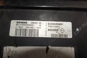 БЛОК УПРАВЛЕНИЯ RENAULT LAGUNA S110030054A SIRIUS 32