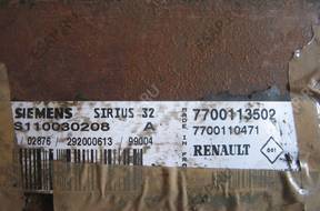 БЛОК УПРАВЛЕНИЯ RENAULT LAGUNA S110030208 7700113502