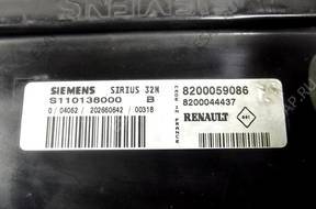БЛОК УПРАВЛЕНИЯ RENAULT LAGUNA SIRIUS 32N S110138000B