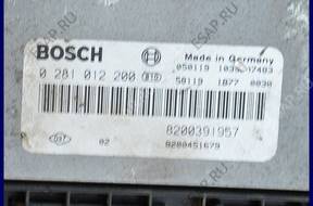 БЛОК УПРАВЛЕНИЯ RENAULT MASTER 2.5 0281012200 8200391957