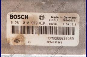 БЛОК УПРАВЛЕНИЯ RENAULT MEGAN 1.9 DCI 0281010979 КОМПЛЕКТ