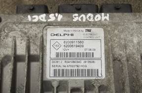 БЛОК УПРАВЛЕНИЯ renault modus 8200911560