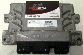 БЛОК УПРАВЛЕНИЯ RENAULT MODUS S120200102B 8200414422