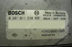 БЛОК УПРАВЛЕНИЯ RENAULT OPEL 8200051609 0281011530 БЕЗ КОДА