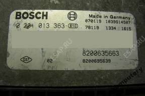 БЛОК УПРАВЛЕНИЯ RENAULT OPEL 8200635663 0281013363 БЕЗ КОДА