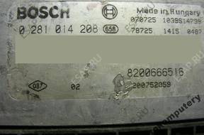 БЛОК УПРАВЛЕНИЯ RENAULT OPEL 8200666516 0281014208 БЕЗ КОДА