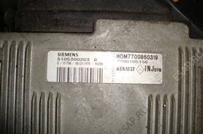 БЛОК УПРАВЛЕНИЯ RENAULT S105300203B HOM7700860319