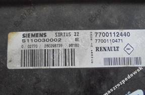 БЛОК УПРАВЛЕНИЯ   RENAULT S110030002E 7700112440