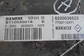 БЛОК УПРАВЛЕНИЯ   RENAULT S110030018E 8200036523