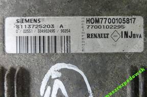 БЛОК УПРАВЛЕНИЯ   RENAULT S113725203A 7700105817