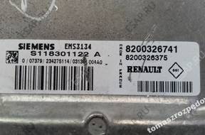 БЛОК УПРАВЛЕНИЯ   RENAULT S118301122A 8200326741