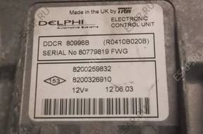 БЛОК УПРАВЛЕНИЯ ,  RENAULT SCENIC 1.5 8200259832