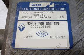 БЛОК УПРАВЛЕНИЯ RENAULT SCENIC 1.9 7700868189 r04080005f
