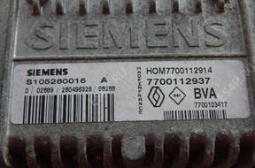 БЛОК УПРАВЛЕНИЯ RENAULT SCENIC ECU S105280016A 7700112914