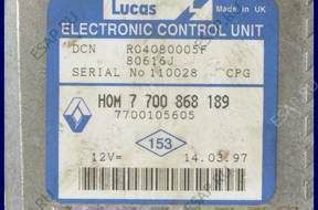 БЛОК УПРАВЛЕНИЯ   RENAULT SCENIC I 1.9 7700868189