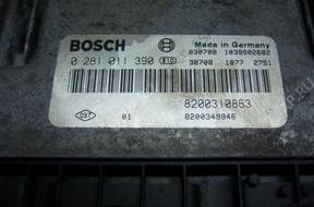 БЛОК УПРАВЛЕНИЯ RENAULT SCENIC II 1.9 DCI  0281011390
