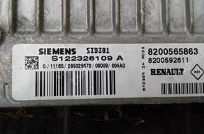 БЛОК УПРАВЛЕНИЯ RENAULT SCENIC II    8200565863