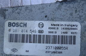 БЛОК УПРАВЛЕНИЯ  Renault Scenic III 1.9 DCI 0281014546