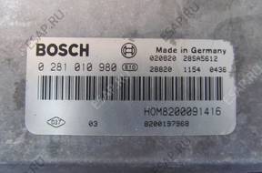 БЛОК УПРАВЛЕНИЯ RENAULT SCENIC LIFT RX4 1.9 DCI