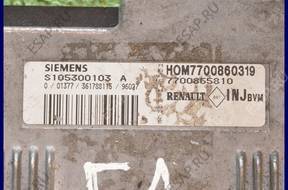 БЛОК УПРАВЛЕНИЯ RENAULT SCENIC S105300103A HOM7700860319