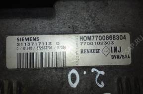 БЛОК УПРАВЛЕНИЯ   RENAULT SCENIC S113717113D