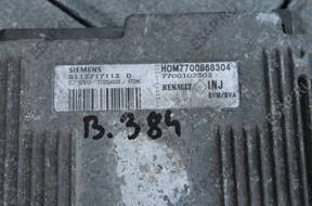 БЛОК УПРАВЛЕНИЯ   RENAULT SCENIC S113717113D