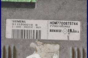 БЛОК УПРАВЛЕНИЯ RENAULT SCENIC S115300218B HOM7700875744