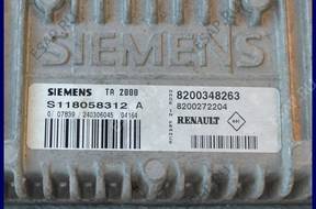 БЛОК УПРАВЛЕНИЯ RENAULT SCENIC S118058312A 8200348263