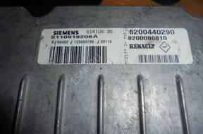 БЛОК УПРАВЛЕНИЯ RENAULT SINIUS 35 8200440290 S110919208A