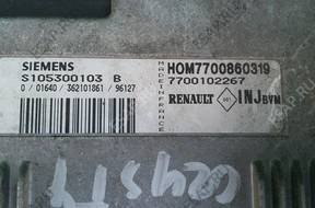 БЛОК УПРАВЛЕНИЯ reno megane scenic  s105300103 b БЕЗ ИММОБИЛАЙЗЕРА