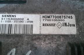 БЛОК УПРАВЛЕНИЯ reno megane scenic  s105300103 b БЕЗ ИММОБИЛАЙЗЕРА