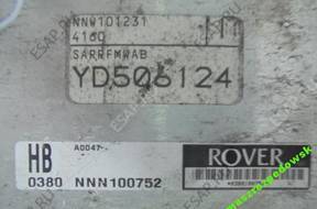 БЛОК УПРАВЛЕНИЯ ROVER 25 45 MG NNN100752 YD506124