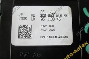 БЛОК УПРАВЛЕНИЯ РУЛЯ 3C0953549AB VW PASSAT B6 3C0