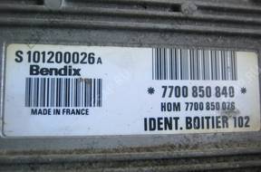 БЛОК УПРАВЛЕНИЯ   S101200026A RENAULT CLIO 1.4