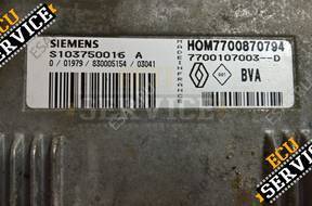БЛОК УПРАВЛЕНИЯ S103750016A 7700870794  PLUG&PLAY
