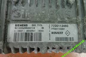 БЛОК УПРАВЛЕНИЯ S105280014 B  7700113460 MEGANE SCENIC