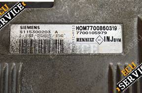 БЛОК УПРАВЛЕНИЯ S115300203A 7700860319  PLUG&PLAY