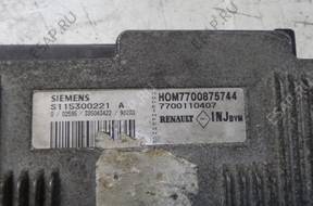 БЛОК УПРАВЛЕНИЯ   S115300221A MEGANE SCENIC