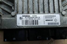 БЛОК УПРАВЛЕНИЯ s122326109a 8200565863 Renault